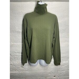 Woolrich Woman’s Turtleneck green shirt Size Large